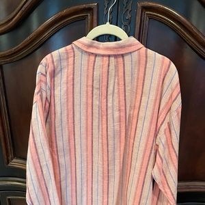 Anthropologie linen blend blouse NWT